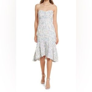 NWT Sam Edelman Confetti Strapless Dress Women’s Size 8‎